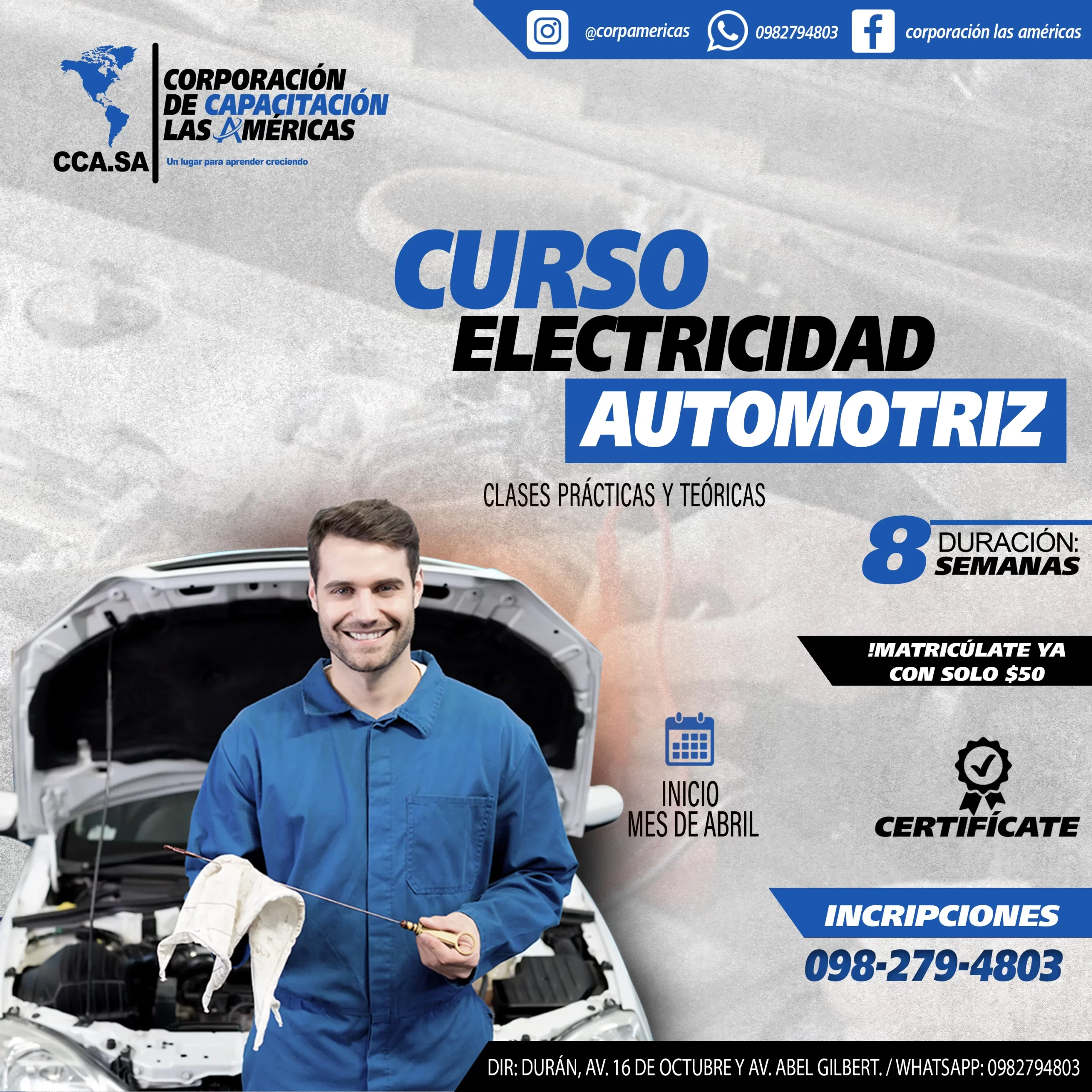 curso de electricidad automotriz