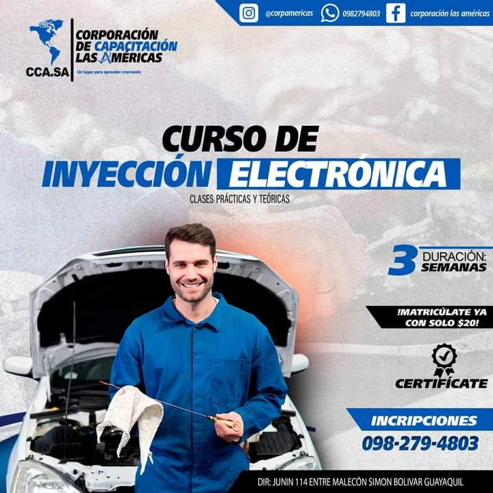 corporacion de capacitacion las americas curso de inyeccion electronica